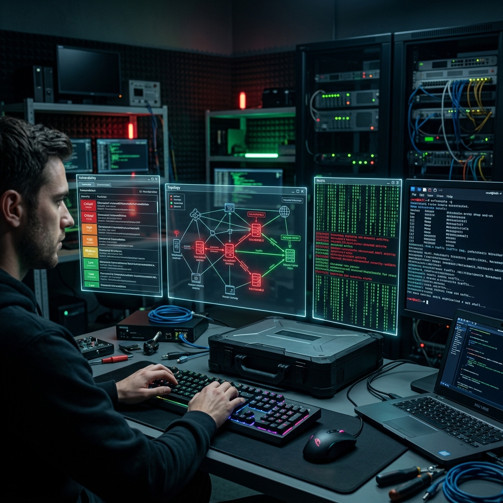كيف تبني معمل اختراق أخلاقي منزلي (Home Lab) خطوة بخطوة